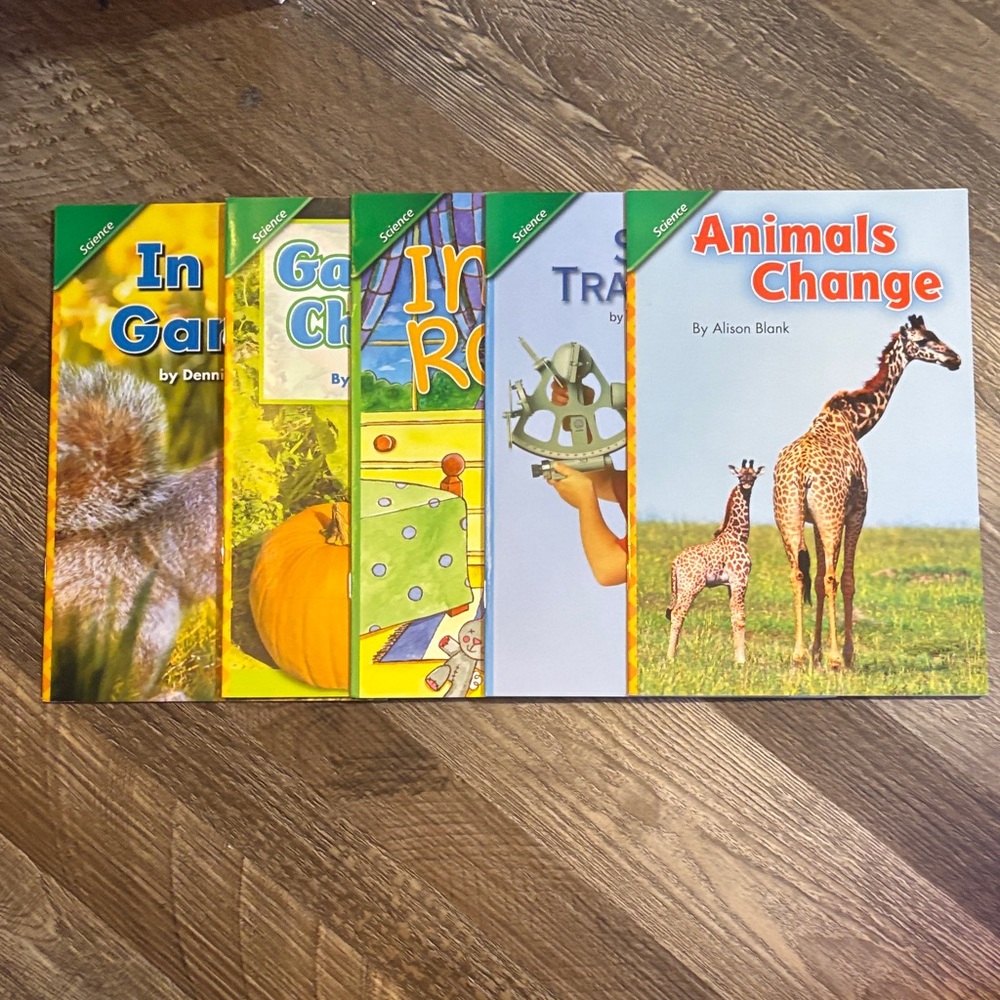 Scholastic Science Book Collection - Green, Yellow, Orange